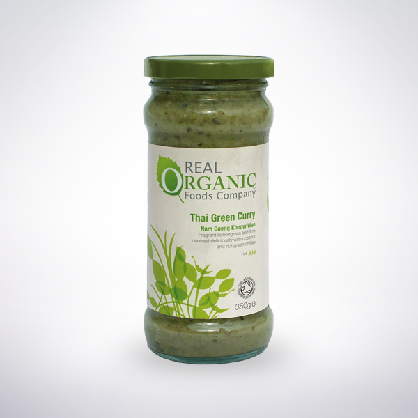 Real Organic Thai Green Curry Cooking Sauce